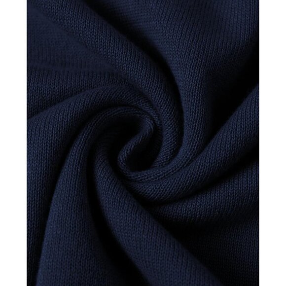 Women's Cotton Sweater Midweight Long Sleeve V-Neck Pullover - Picture 6 of 7